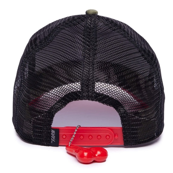 ⭐️NIB Limited Edition Goorin Brothers “Redneck” Parrot Trucker Hat w/ Truck Nuts - Picture 6 of 9